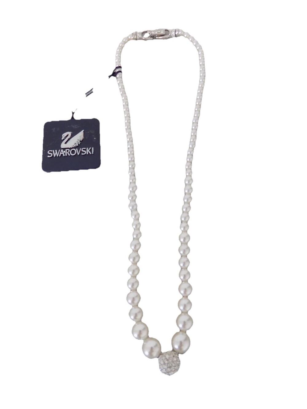 Swarovski pearl choker necklace NWT